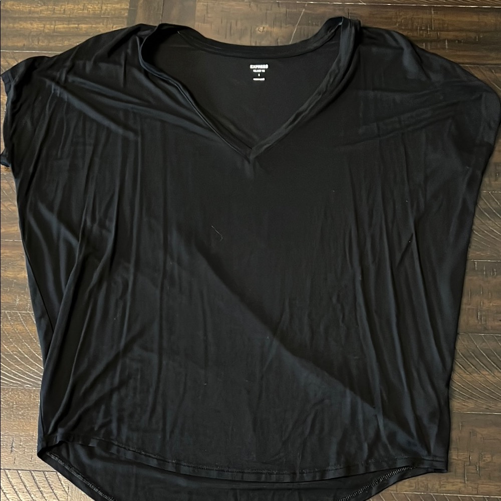 Express Black Dolman Sleeve Blouse